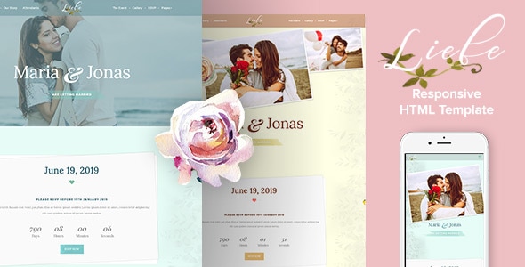 Liebe v1.0 - Responsive HTML Wedding Template