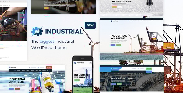 Industrial v1.4.8 - Factory Business WordPress Theme