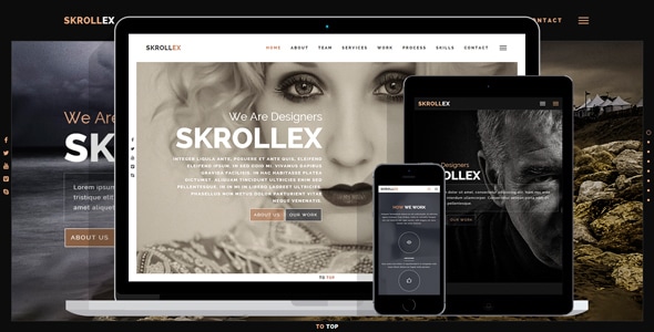 Skrollex v1.7.1 - Creative One Page Parallax