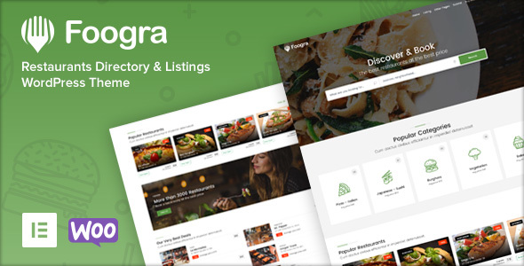 Foogra v1.0.15 - Restaurants Directory & Listings WordPress Theme
