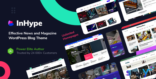 InHype v1.2.4 - Blog & Magazine WordPress Theme
