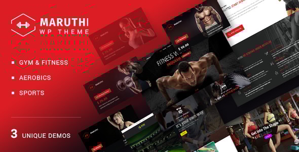 Maruthi Fitness v1.9 - Fitness Center WordPress Theme