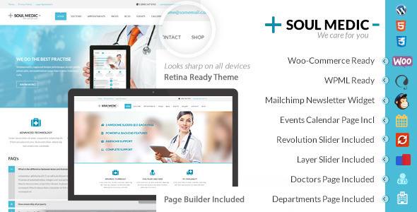 SoulMedic Health v4.9 - Medical & Health Care Theme