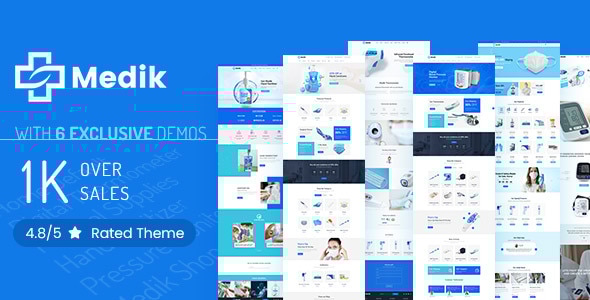 Medik v2.6 - Medical WooCommerce Store