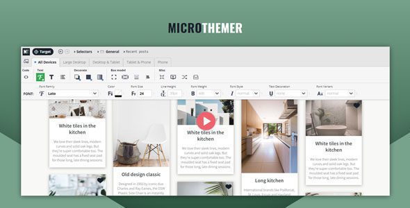 Microthemer 7.4.1.4 – WordPress CSS Editor for Page Speed