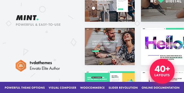Mint v2.1.1 - Creative Multi-Purpose WordPress Theme