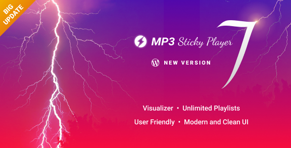 MP3 Sticky Player v7.0 - WordPress Plugin