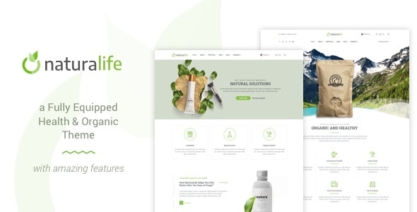 NaturaLife v1.9 - Health & Organic WordPress Theme