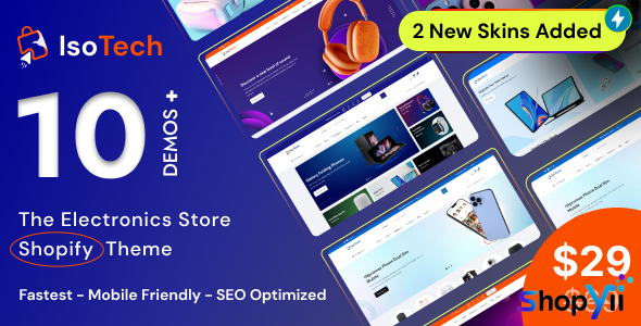 IsoTech v3.0.0 - Electronics Store Shopify Theme OS 2.0