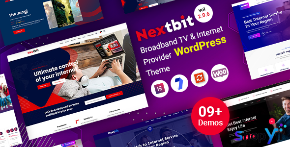 Nextbit v2.1.6 - TV & Internet WordPress Theme