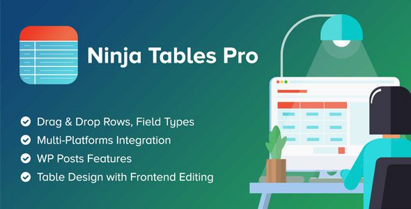 Ninja Tables Pro 5.0.19 – WordPress DataTables Plugin