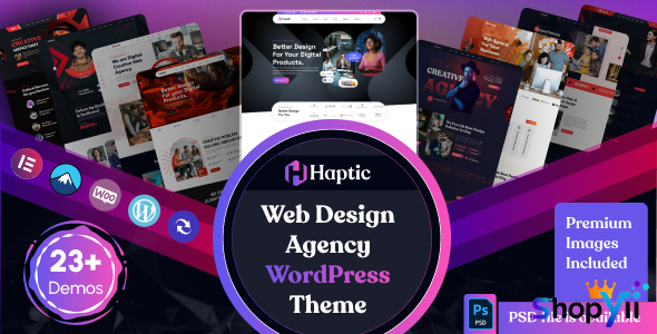 Haptic v1.8.5 - Web Design Agency WordPress Theme