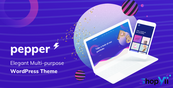 Pepper v1.8 - Elegant Multi Purpose WordPress Theme