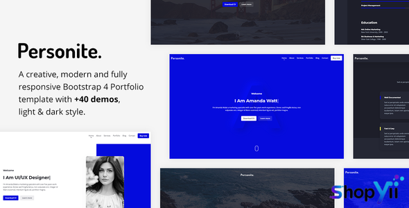 Personite v1.0 - Bootstrap Portfolio Template
