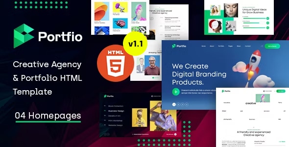 Portfio v1.1 - Creative Agency & Portfolio HTML Template