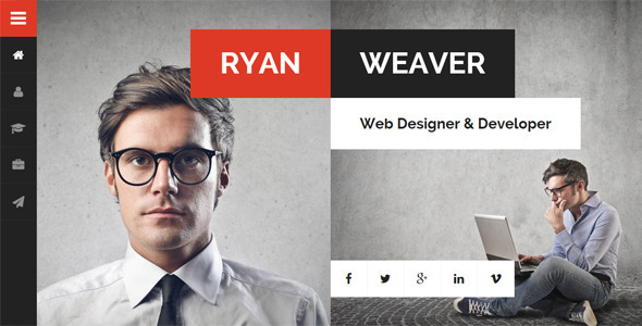 Divergent v3.0 - Personal Vcard Resume WordPress Theme