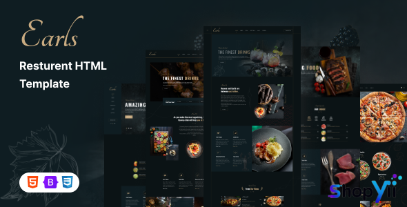 Earls - Restaurant HTML Template