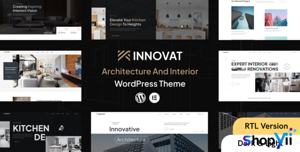 Innovat v1.1.5 - Architecture & Interior WordPress Theme + RTL