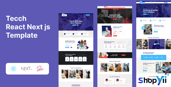 Tecch - Technology & IT Solutions Next js Template