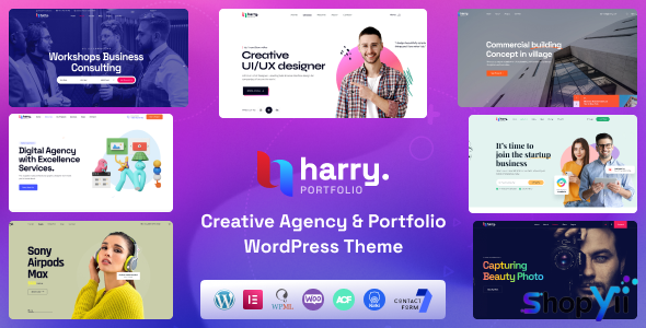 Harry v1.0.7 - Creative Agency & Portfolio WordPress Theme + RTL