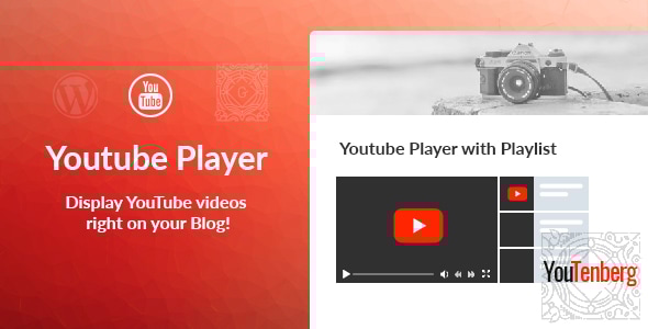 Youtenberg v1.0.2 - Gutenberg YouTube Player with Playlist