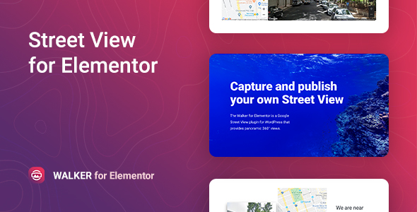 Walker v1.0 - Google Street View for Elementor
