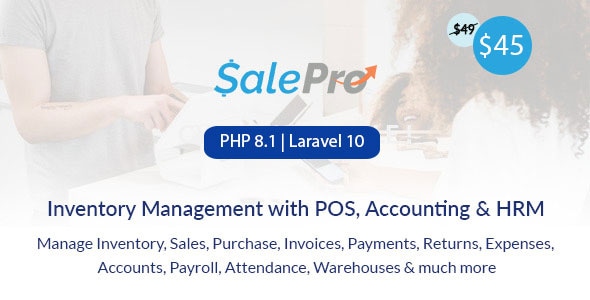 SalePro v3.0 - Inventory Management System with POS, HRM, Accounting