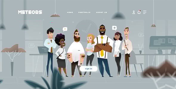 Meteors v1.1 - agency System with Website