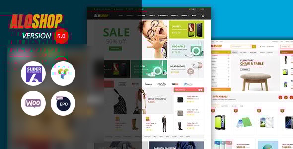 Alo Shop v5.5 - Mega Market RTL Responsive Theme