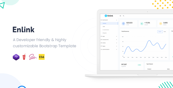 Enlink v1.0 - Bootstrap Admin Template