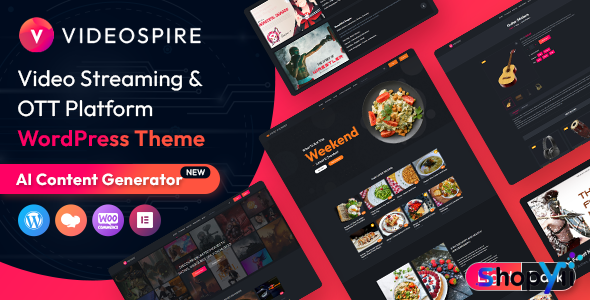Videospire v1.0.2 - Video Blog/Vlog Streaming & OTT Platform WordPress Theme
