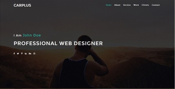 CARPLUS - Simple Personal/Portfolio Template