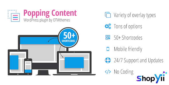 Popping Content for WordPress v1.15