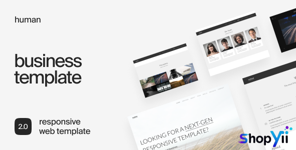 Human v1.0 - Responsive HTML5 Business Template