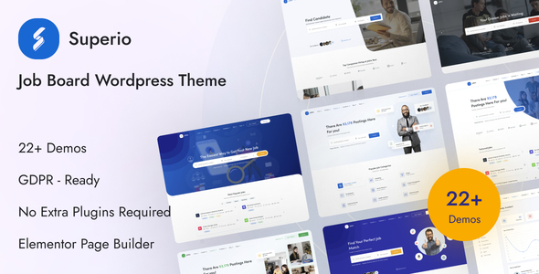 Superio v1.1.3 – Job Board WordPress Theme
