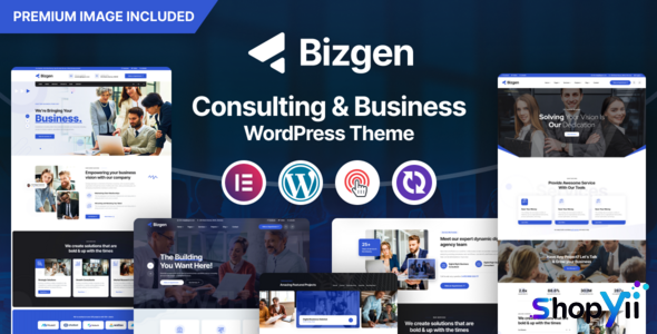 Bizgen v1.0.3 - Business Consulting WordPress Theme + RTL