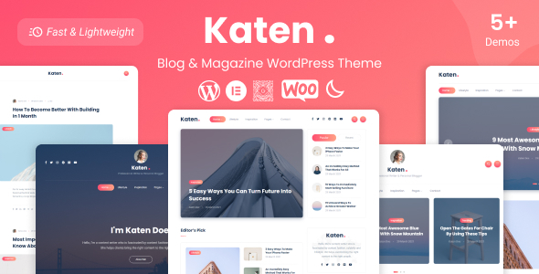 Katen v1.1 - Blog & Magazine WordPress Theme