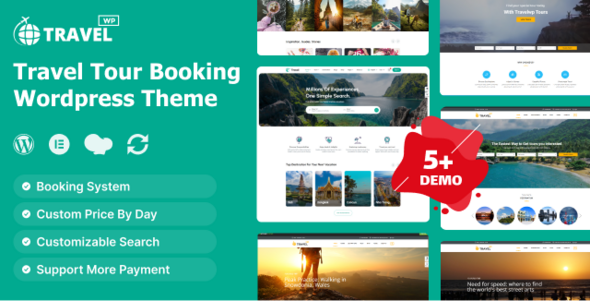 Travel WP v1.6.5 - Tour & Travel WordPress Theme