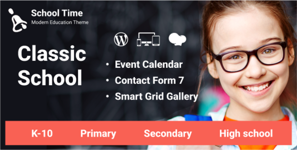School Time v2.4.1 - Modern Education WordPress Theme