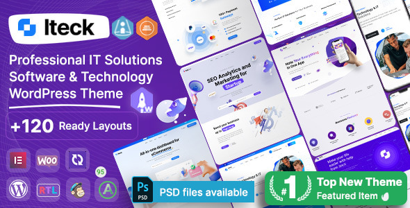 Iteck v1.0.7 - Software & Technology WordPress Theme