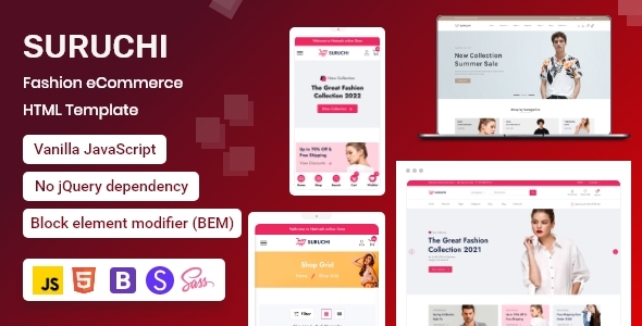 Suruchi v2.0.6 - Fashion eCommerce HTML Template
