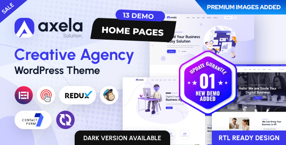 Axela v1.1.0 - Creative Agency & Portfolio WordPress Theme