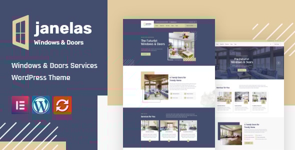Janelas v1.0.5 - Windows & Doors Services WordPress Theme