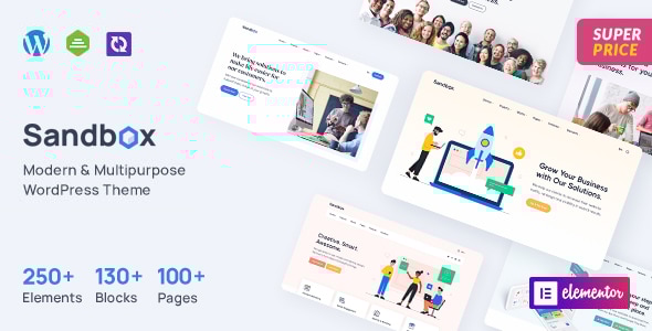 Sandbox v1.1.0 - Modern & Multipurpose WordPress Theme