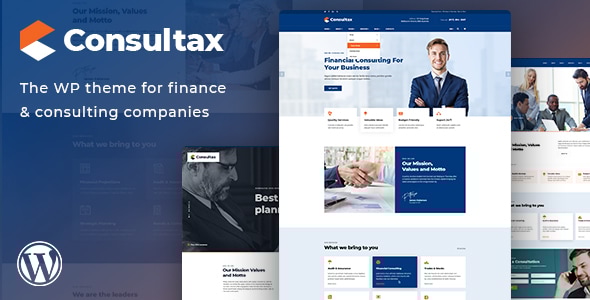 Consultax v1.0.9.1 - Financial & Consulting WordPress Theme