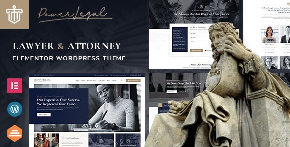 Powerlegal v1.1.1 - Law, Lawyer & Attorney WordPress Theme