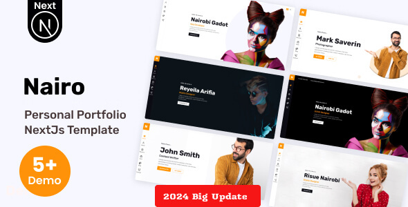 Nairo - Personal Portfolio React Template + RTL