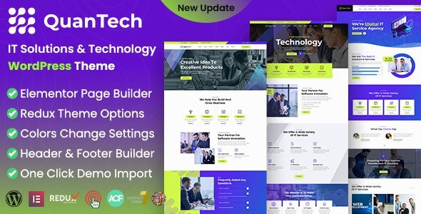 Quantech v1.1.0 - IT Solutions & Technology WordPress Theme