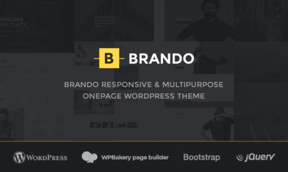 Brando v2.3 - Responsive and Multipurpose OnePage WordPress Theme