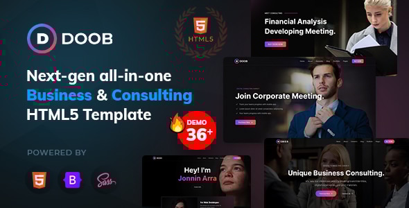 Doob v1.4 - Business & Consulting Bootstrap 5 Template